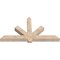 Ekena Millwork Kennewick Smooth Timber Gable Bracket, Douglas Fir, 72"W x 39"H x 5 1/2"D x 5 1/2"F, 13/12 Pitch GBW072X39X0606KEN00SDF - alternate 5